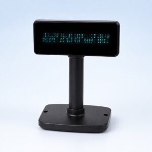 Pole-mounted customer display for point of sale transactions
