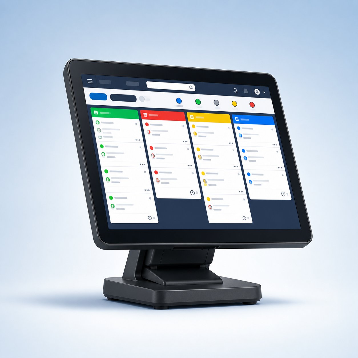 Restaurant kitchen display system for order management