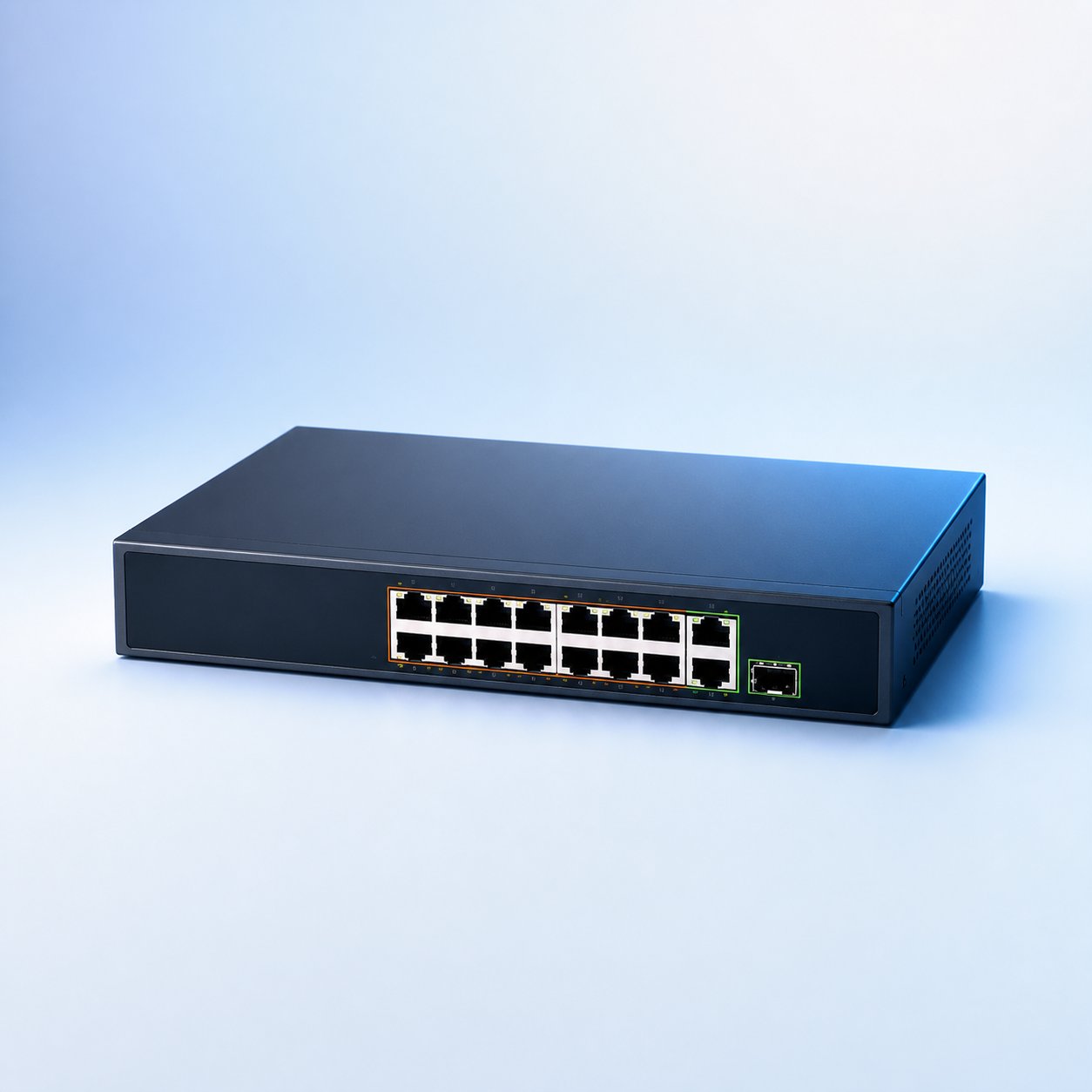 Professional network switch for connected point of sale systems